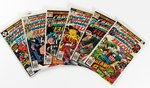 CAPTAIN AMERICA LOT OF 34 BRONZE/COPPER AGE ISSUES.