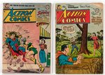 ACTION COMICS LOT OF 47 SILVER AGE ISSUES.