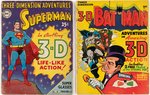 THREE-DIMENSION ADVENTURES SUPERMAN & BATMAN PAIR.