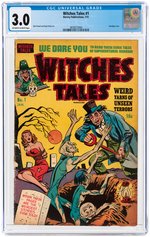 WITCHES TALE #1 JANUARY 1951 CGC 3.0 GOOD/VG.