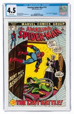 AMAZING SPIDER-MAN #115 DECEMBER 1972 CGC 4.5 VG+.