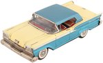 1959 FORD FAIRLANE 500 FOUR DOOR HARDTOP MARUSAN FRICTION TIN CAR.