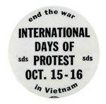 "SDS" EARLY 1965 WAR PROTEST.