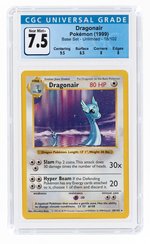 1999 POKÉMON BASE SET DRAGONAIR 18/102 SHADOWLESS CGC 7.5 NM+.