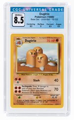 1999 POKÉMON BASE SET DUGTRIO 19/102 UNLIMITED CGC 8.5 NM/MINT+.