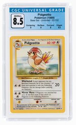 1999 POKÉMON BASE SET PIDGEOTTO 22/102 UNLIMITED CGC 8.5 NM/MINT+.