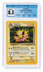 1999 POKÉMON JUNGLE SET JOLTEON 4/64 HOLO UNLIMITED CGC 8.5 NM/MINT.