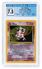 1999 POKÉMON JUNGLE SET MR. MIME 6/64 HOLO UNLIMITED (NO SET SYMBOL) CGC 7.5 NM+.