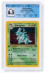 1999 POKÉMON JUNGLE SET NIDOQUEEN 7/64 HOLO 1ST EDITION CGC 6.5 EX/NM+.