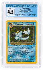 1999 POKÉMON JUNGLE SET VAPOREON 12/64 HOLO UNLIMITED CGC 4.5 VG/EX+.