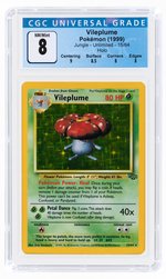 1999 POKÉMON JUNGLE SET VILEPLUME 15/64 HOLO UNLIMITED CGC 8 NM/MINT.