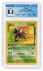 1999 POKÉMON JUNGLE SET PINSIR 25/64 NON-HOLO 1ST EDITION CGC 8.5 NM/MINT+.