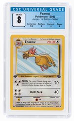 1999 POKÉMON JUNGLE SET FEAROW 36/64 1ST EDITION CGC 8 NM/MINT.