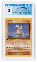 1999 POKÉMON JUNGLE SET CUBONE 50/64 1ST EDITION CGC 8 NM/MINT.