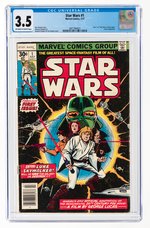 STAR WARS #1 JULY 1977 CGC 3.5 VG-.