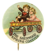 "THE SHERWOOD SPRING COASTER" GORGEOUS RARITY FROM THE POTTER COLLECTION.