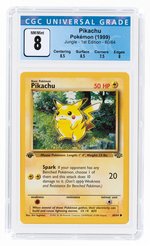 1999 POKÉMON JUNGLE SET PIKACHU 60/64 1ST EDITION CGC 8 NM/MINT.