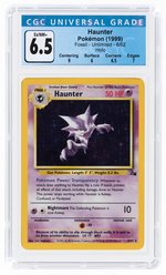 1999 POKÉMON FOSSIL SET HAUNTER 6/62 HOLO UNLIMITED CGC 6.5 EX/NM+.