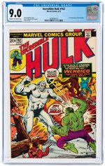 INCREDIBLE HULK #162 APRIL 1973 CGC 9.0 VF/NM (FIRST WENDIGO).