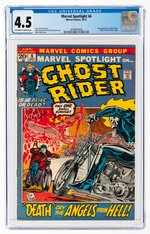 MARVEL SPOTLIGHT" #6 OCTOBER 1972 CGC 4.5 VG+ (2ND APPEARANCE GHOST RIDER).