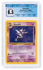 1999 POKÉMON FOSSIL SET HAUNTER 21/62 NON-HOLO UNLIMITED CGC 8.5 NM/MINT+.