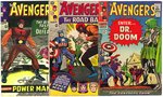 AVENGERS LOT OF 10 SILVER AGE ISSUES.