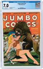 JUMBO COMICS #57 NOVEMBER 1943 CGC 7.0 FINE/VF.