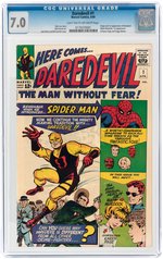 DAREDEVIL #1 APRIL 1964 CGC 7.0 FINE/VF (FIRST DAREDEVIL).