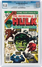 INCREDIBLE HULK ANNUAL #5 1976 CGC 9.8 NM/MINT.