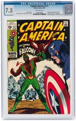 CAPTAIN AMERICA #117 SEPTEMBER 1969 CGC 7.5 VF- (FIRST FALCON).