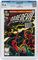 DAREDEVIL #168 JANUARY 1981 CGC 9.6 NM+ (FIRST ELEKTRA).