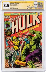 INCREDIBLE HULK #181 NOVEMBER 1974 CGC 8.5 VF+ STAN LEE SIGNATURE SERIES (FIRST WOLVERINE).