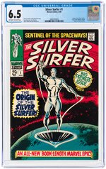 SILVER SURFER #1 AUGUST 1968 CGC 6.5 FINE+.