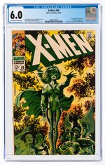 X-MEN #50 NOVEMBER 1968 CGC 6.0 FINE.