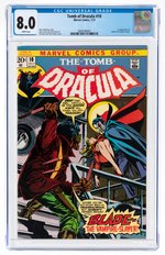 TOMB OF DRACULA #10 JULY 1973 CGC 8.0 VF (FIRST BLADE THE VAMPIRE SLAYER).
