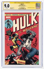 HULK #1 FEBRUARY 2017 CGC 9.0 VF/NM SIGNATURE SERIES.