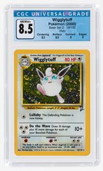 2000 POKÉMON BASE SET 2 WIGGLYTUFF 19/130 HOLO CGC 8.5 NM/MINT+.