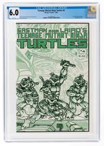 TEENAGE MUTANT NINJA TURTLES #4 1985 CGC 6.0 FINE.