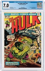 INCREDIBLE HULK #180 OCTOBER 1974 CGC 7.0 FINE/VF (FIRST WOLVERINE CAMEO).