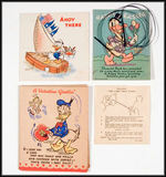 DONALD DUCK GREETING CARDS 1930s-1940s