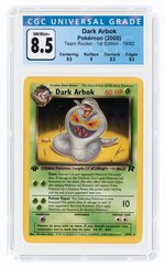 2000 POKÉMON TEAM ROCKET SET DARK ARBOK 19/82 NON-HOLO 1ST EDITION CGC 8.5 NM/MINT+.