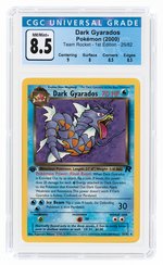 2000 POKÉMON TEAM ROCKET SET DARK GYARADOS 25/82 NON-HOLO 1ST EDITION CGC 8.5 NM/MINT+.