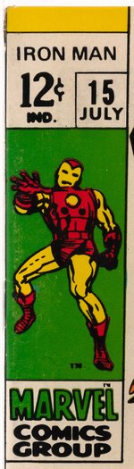 IRON MAN #15 CGC 7.5 VF- (YELLOW BAR AT TOP OF CORNER BOX).