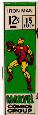 IRON MAN #15 CGC 7.0 FINE/VF (GREEN BAR AT TOP OF CORNER BOX).