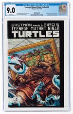 TEENAGE MUTANT NINJA TURTLES #3 NOVEMBER 1988 CGC 9.0 VF/NM (SECOND PRINTING).