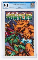 TEENAGE MUTANT NINJA TURTLES #6 1986 CGC 9.6 NM+.