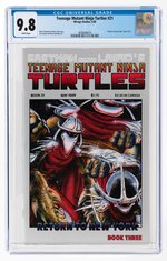 TEENAGE MUTANT NINJA TURTLES #21 MAY 1989 CGC 9.8 NM/MINT.