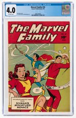 MARVEL FAMILY #34 APRIL 1949 CGC 4.0 VG.