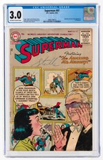 SUPERMAN #97 MAY 1955 CGC 3.0 GOOD/VG.