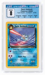 2000 POKÉMON TEAM ROCKET SET DARK GOLDUCK 37/82 1ST EDITION CGC 8 NM/MINT.